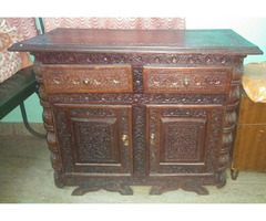 Antique storage chest with drawers for sale - Image 1/4