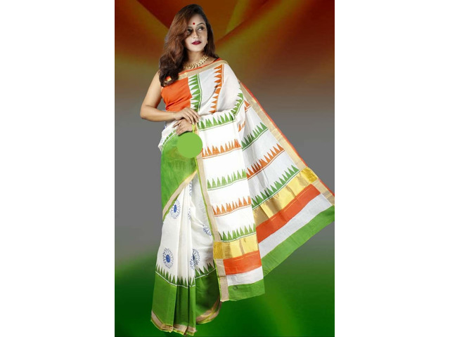 Tiranga Saree For Independence Day | 3d-mon.com