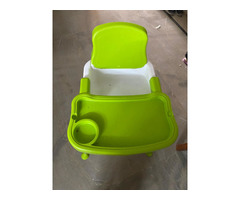 ANTILOP Highchair with safety belt, green/white-colour - Image 3/3