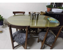 Dinning table made up of shagun wood - Image 3/8