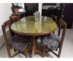 Dinning table made up of shagun wood - Image 7/8