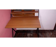 Study Table foldable brand new with full pacakage nilkamal brand walnut colour in good condition. A. - Image 6/10