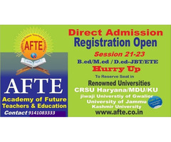 Direct Admission in B.ED/M.ED/D.EL.ED and other courses with discount - 1