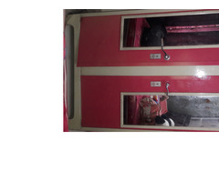 Pink Metal Almirah with double door - Image 1/4