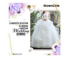 Best Christian Wedding Gowns | Christian Wedding Gowns in India Online | Gownlink - Image 2/10