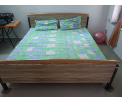 Godrej interio Queen size double bed with 2 storages - Image 1/2