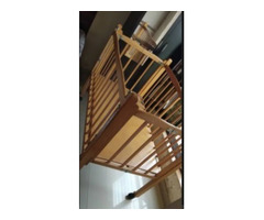 Baby cot/ cradle with mattress - Image 3/4