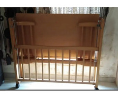 Baby cot/ cradle with mattress - Image 4/4