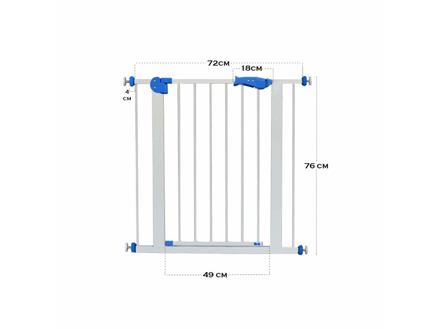 Baby Safety Gate Suitable for Door Bar, Dog Safety Gate - 2/6