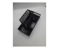 Pen and Pencil Stationary Storage Desk Organizer Box with 3 Compartment for Home and Office Accessor - Image 5/7