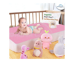 DREAM CARE Waterproof & Washable Baby Pink Baby Dry Sheet - Image 2/2