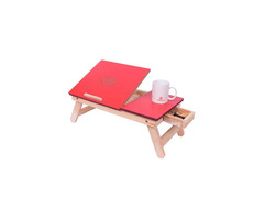 Dazzy Wooden Laptop Table / Study Table Wood Portable Laptop Table - Image 6/6