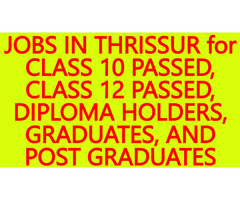 BEST JOBS IN THRISSUR- WE ARE HIRING! JOB VACANCIES IN THRISSUR for FRESHERS, EXPERIENCED CANDIDATES - Image 3/10