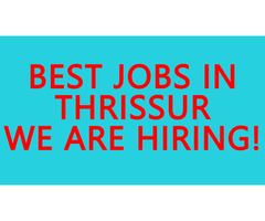 BEST JOBS IN THRISSUR- WE ARE HIRING! JOB VACANCIES IN THRISSUR for DATA ENTRY, TELECALLING, SALES - Image 1/10