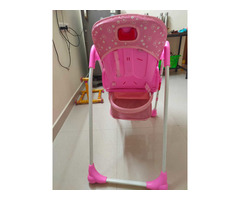 Babyhug high chair pink colour - Image 4/6