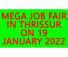 BEST JOBS IN THRISSUR- WE ARE HIRING- MEGA JOB FAIR IN THRISSUR ON 19 JANUARY 2022- JOB VACANCIES - Image 2/10