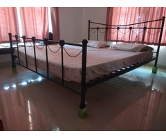 Wrought Iron Cot ith Matress for Sale - Image 2/5