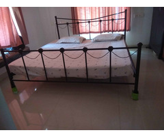 Wrought Iron Cot ith Matress for Sale - Image 3/5
