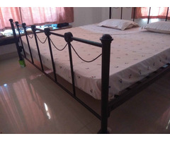 Wrought Iron Cot with Matress for sale - Image 5/5