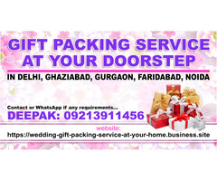 WEDDING GIFTS PACKING SERVICE  AT YOUR HOME - 9213911456