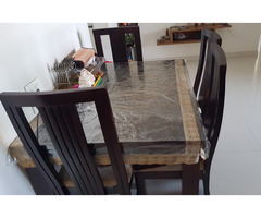 Selling an year old dining table 4 seater - 1
