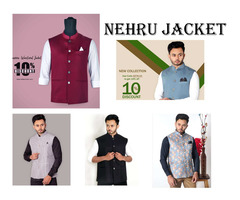 Printed & Plain Sleeveless Short Nehru Jacket For Men – Italiancrown - Image 1/2