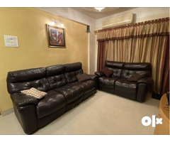 Imported Original '@Home' Leather Sofa Set - Image 1/4