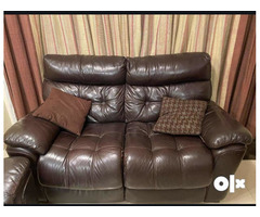 Imported Original '@Home' Leather Sofa Set - Image 3/4