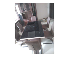 Premium imported quality Dining table with 6 chairs, almost new, heavy, solid and durable - Image 2/7