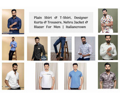 Mens Clothing: Shirts & T-Shirts, Designer Kurta & Trousers - Italiancrown