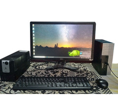 Desktop computer (Core I3 4th gen, 8GB RAM, Dell 24 inch HD monitor) - Image 1/4