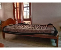 Single cot with coir mattress - Image 1/2