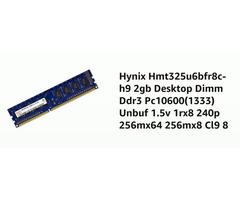 Hynix Hmt325u6bfr8c-h9 2gb Desktop Ddr3 Unbuffered Dimm Cl9 8 1.5v 1rx8 240p (256mx64 256m - Image 4/6