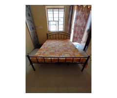 Wrought iron Queen size bed with mattress - Image 1/2