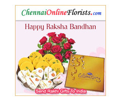 Buy Rakhi and Dry Fruits Combo for Brother in Chennai - Image 1/9