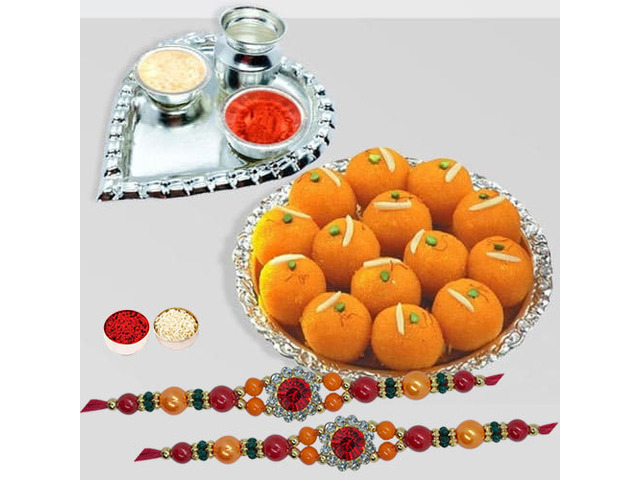 Buy Rakhi and Dry Fruits Combo for Brother in Chennai - 4/9