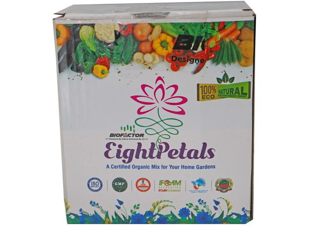Eight Petals Home Garden Kit - Organic Bio Fertilizer for Plants with Micro Nutrients - 1/1