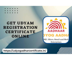 Get Udyam Registration Certificate Online