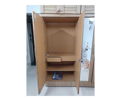 4 door wardrobe of plywood with loft - Image 1/2