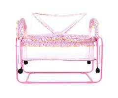 Lightweight Cradle with Mosquito Net - Pink - Image 3/10