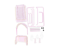 Lightweight Cradle with Mosquito Net - Pink - Image 9/10