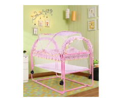 Lightweight Cradle with Mosquito Net - Pink - Image 10/10