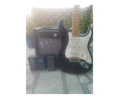 Fender Strat Mexican + Amp + Pedal - Image 3/7