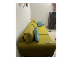3 Seater - Urban Ladder Sofa, Olive Green Color - Image 1/3
