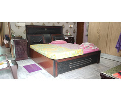 Double bed with mattress in good condition - Image 2/5