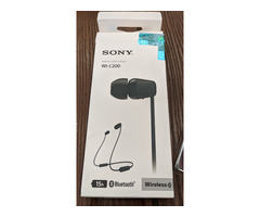 Sony WI-C200 Bluetooth Earphones, never been used - Image 3/3