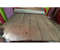 Wooden Double Bed Chowki - Image 1/2