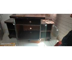 TV trolley with storage space and cabinet - Image 9/9