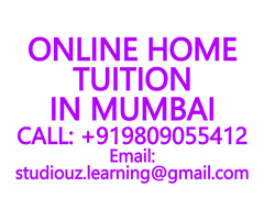 ONLINE TUITION IN MUMBAI for ICSE, ISC, CBSE, NIOS, STATE BOARD- ALL SUBJECTS- CLASSES 8,9,10,11,12 - Image 1/10