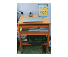 Orange laminated Wooden Computer Table - Image 2/4